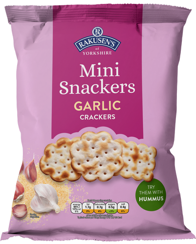 *NEW* Garlic Flavoured Mini Snackers - Vegan ON PROMOTION