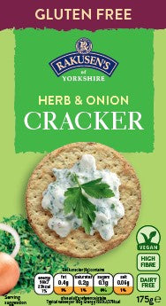 ***NEW*** HERB & ONION Gluten Free Cracker - Vegan