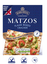 Traditional Matzos - Vegan, Nut Free, Dairy Free, Palm Oil Free