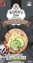 ***NEW*** Bonn's Sea Salt & Black Pepper Crackers Packaging Featuring Yorkshire Town Harrogate ***