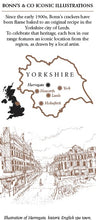 ***NEW*** Bonn's Sea Salt & Black Pepper Crackers Packaging Featuring Yorkshire Town Harrogate ***