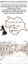 ***NEW ***Bonn's Garlic Crackers Packaging Featuring Yorkshire Town Holmfirth **