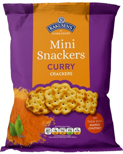 *NEW* Curry Flavoured Mini Crackers - Vegan ON PROMOTION