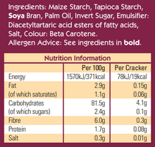 Gluten Free Cracker - Vegan