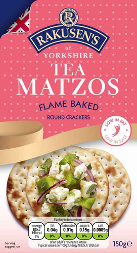 Rakusens Yorkshire Tea Matzos - Vegan